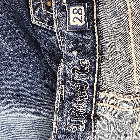Miss Me Y2K Easy  Boot Cut JE5463E3R Women’s Flare Jeans  Mid Wash  Size 28 - Picture 3 of 16